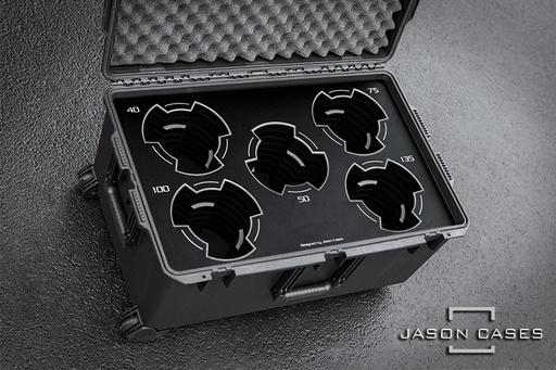 [CKS7LBK] Jason Cases Cooke S7i Primes 5-lens case with Black overlay