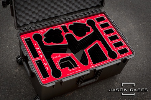 [DJNSPRRE] Jason Cases DJI Inspire Case with RED overlay