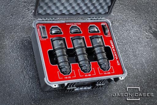[DZCT3ZRE] Jason Cases DZOFilm Catta Ace Zooms 3-lens Case