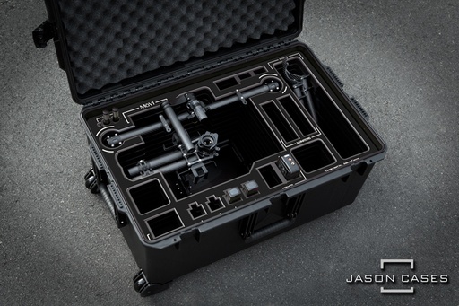 [FRM15TDBK] Jason Cases Pelican Case for Movi M15 with Toad-in-the-Hole (Black Overlay)