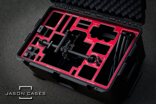 [FRM5RE] Jason Cases Pelican Case for Movi M5 (Red Overlay)