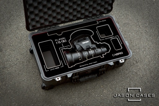 [FU1990BK] Jason Cases Fujinon 19-90mm T2.9 Cabrio Lens Case with Black overlay