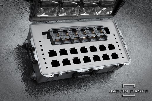 [MOCP2R14C12PL] Jason Cases Motorola CP200 14-radio and 12-unit Charger case