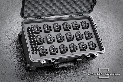 [MOCP2R18PL] Jason Cases Motorola CP200 18-Radio case