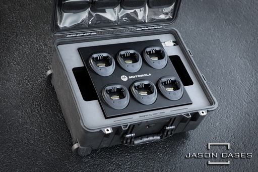 [MOWPLCHPL] Jason Cases Motorola WPLN4171A 6-Position Charger case