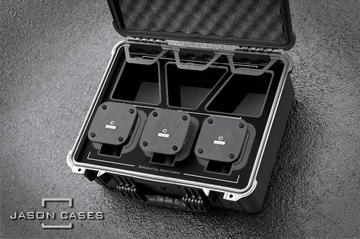 [PNUE4KBK] Jason Cases Panasonic UE4 PTZ Robos 3-Camera case