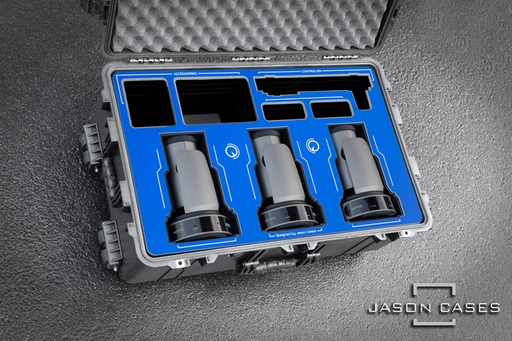 [PTM4K30XC3BU] Jason Cases PTZ Optics Move 4K 30x Robos 3-Camera Case