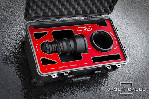 [RE300RE] Jason Cases Red Pro Prime 300mm Lens Case