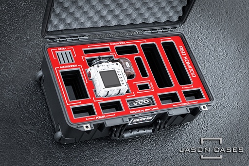 [REKOMOTRE] Jason Cases Red Komodo with Tilta Cage + Tilta Side Handle Case