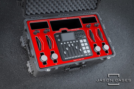 [ROCP2PM4RE] Jason Cases Rode Rodecaster Pro II with Microphones case
