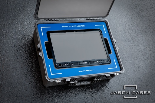 [SM1703BU] Jason Cases SmallHD 17" Monitor Case 1703 (BLUE overlay)