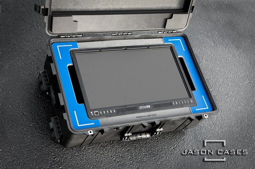 [SM2403BU] Jason Cases SmallHD 24" Monitor Case 2403 (BLUE overlay)