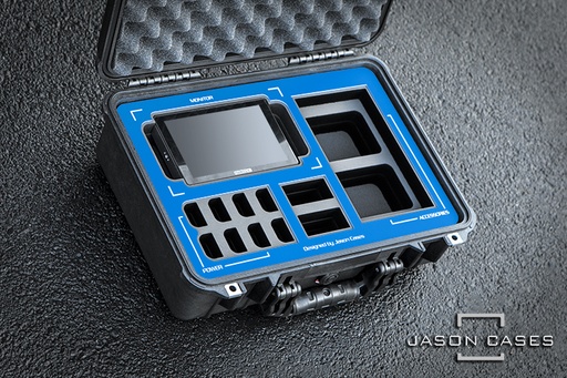 [SM702BU] Jason Cases SmallHD 702 Case with Blue overlay