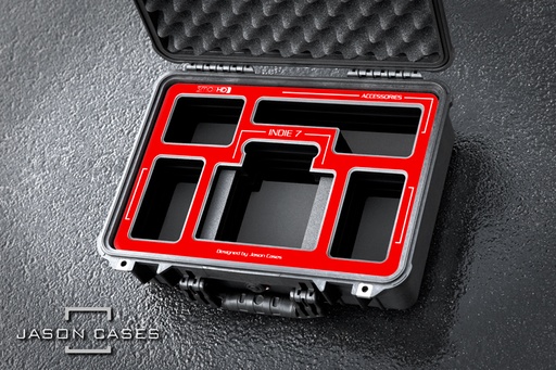 [SMND7RE] Jason Cases SmallHD Indie 7 Touchscreen Monitor Case (RED Overlay)