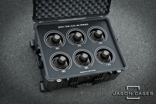 [SNALTA4KBK] Jason Cases Sony CineAlta 4K Primes 6-lens case