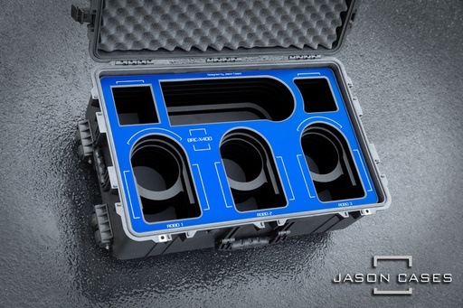 [SNBRC3IP10BU] Jason Cases Sony BRC-X400 Robos 3-Camera and IP10 Case