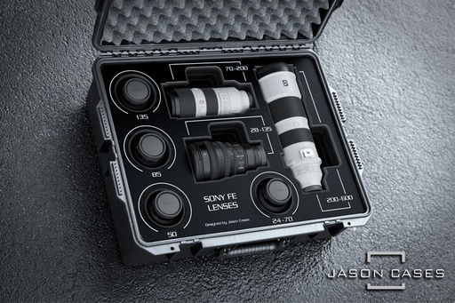 [SNFELBK] Jason Cases Sony FE lens case