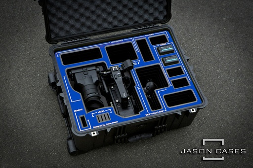 [SNFS7BU] Jason Cases Sony FS7 Case (BLUE overlay)