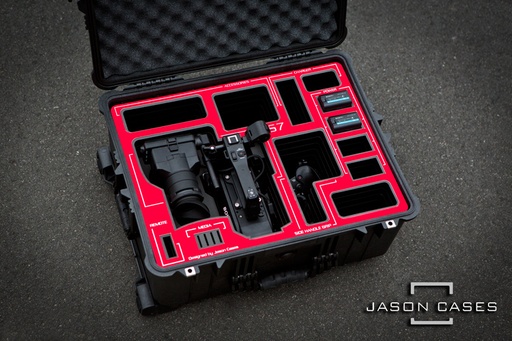 [SNFS7RE] Jason Cases Sony FS7 Case (RED overlay)