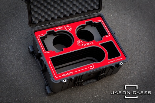 [SNZ330RE] Jason Cases Sony BRC-Z330 Robos Case (RED overlay)