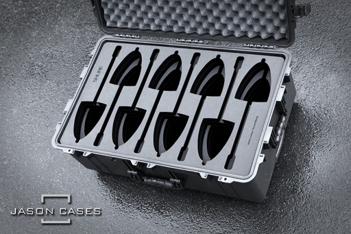 [SRMX412M8PL] Jason Cases Shure MX412 8-Microphone case