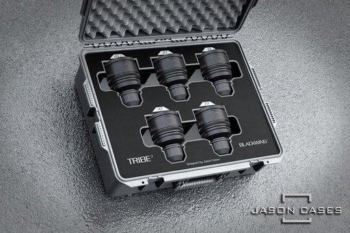 [TBBW5LBK] Jason Cases Tribe 7 Blackwing 5-lens case