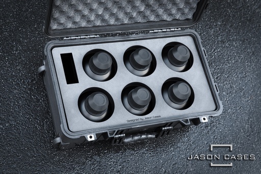 [TBBW6LCPL] Jason Cases Tribe 7 Blackwing 6-lens case (COMPACT)