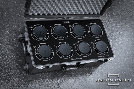 [TBBW8LBK] Jason Cases Tribe 7 Blackwing 8-lens case