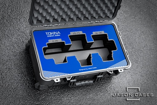 [TKCZBU] Jason Cases Tokina Cinema Zooms 3-lens case