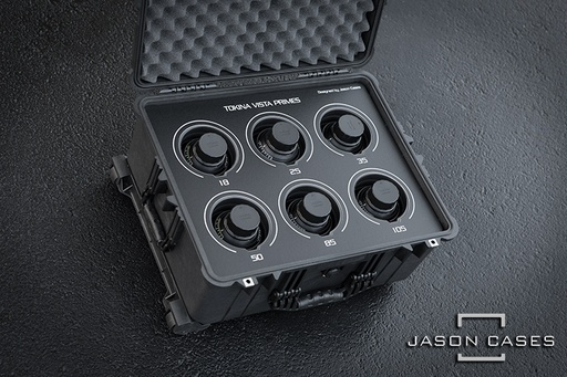 [TKVISTABK] Jason Cases Tokina Vista Primes 6-lens case