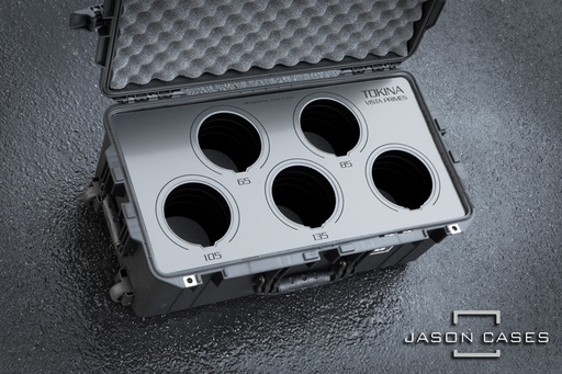 [TKVISTALSS] Jason Cases Tokina Vista Long Primes 5-lens case