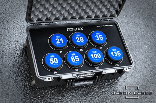 [ZECNTXBK] Jason Cases Zeiss Contax 7-Lens Case